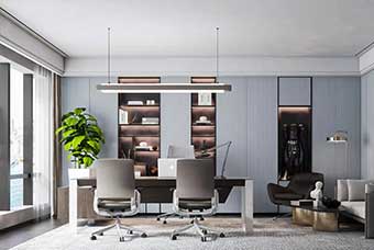 松原轻奢风格-书房