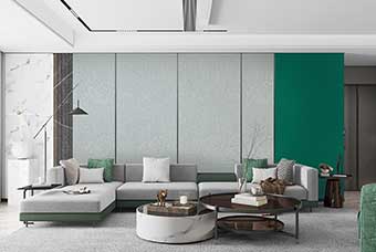 松原轻奢风格-客厅