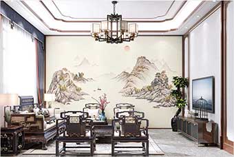 松原森佰汇航空纤维墙咔(巴山蜀水)